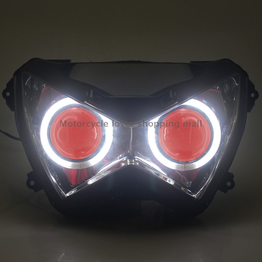 Motorcycle Head Light Custom L - Universal Motorcycle Led Headlight Projector 评论和价格