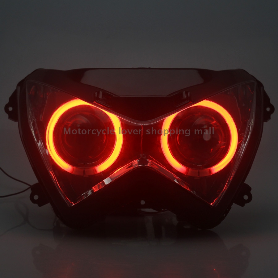 Motorcycle Head Light Custom L - Universal Motorcycle Led Headlight Projector 评论和价格